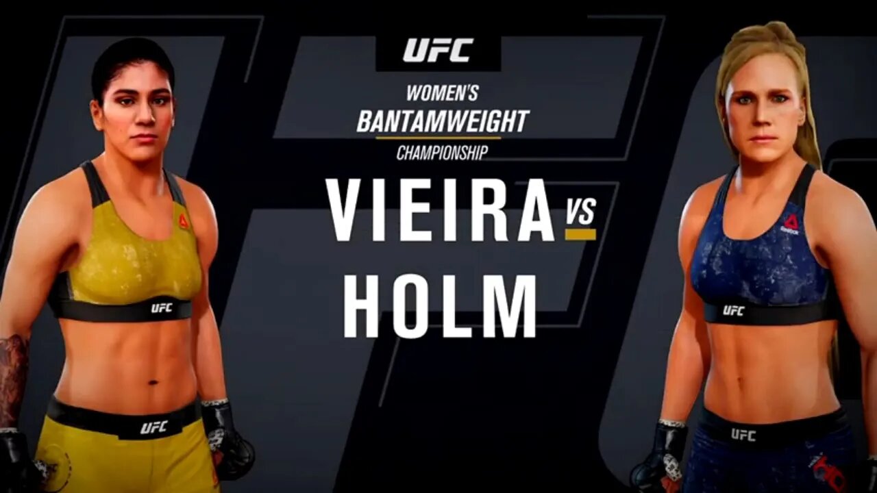 EA Sports UFC 3 Gameplay Holly Holm vs Ketlen Vieira