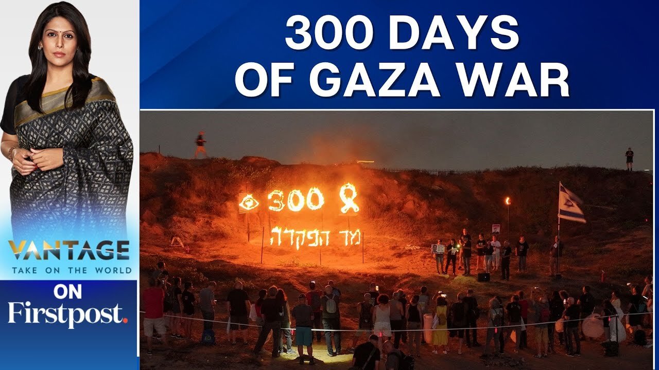 Gaza War: Israelis Mark 300 Days Since Hamas Attack | Vantage with Palki Sharma | NE