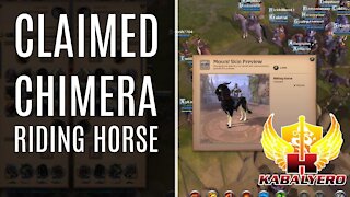 Got My Free Chimera Riding Horse In Albion Online (Gaming)