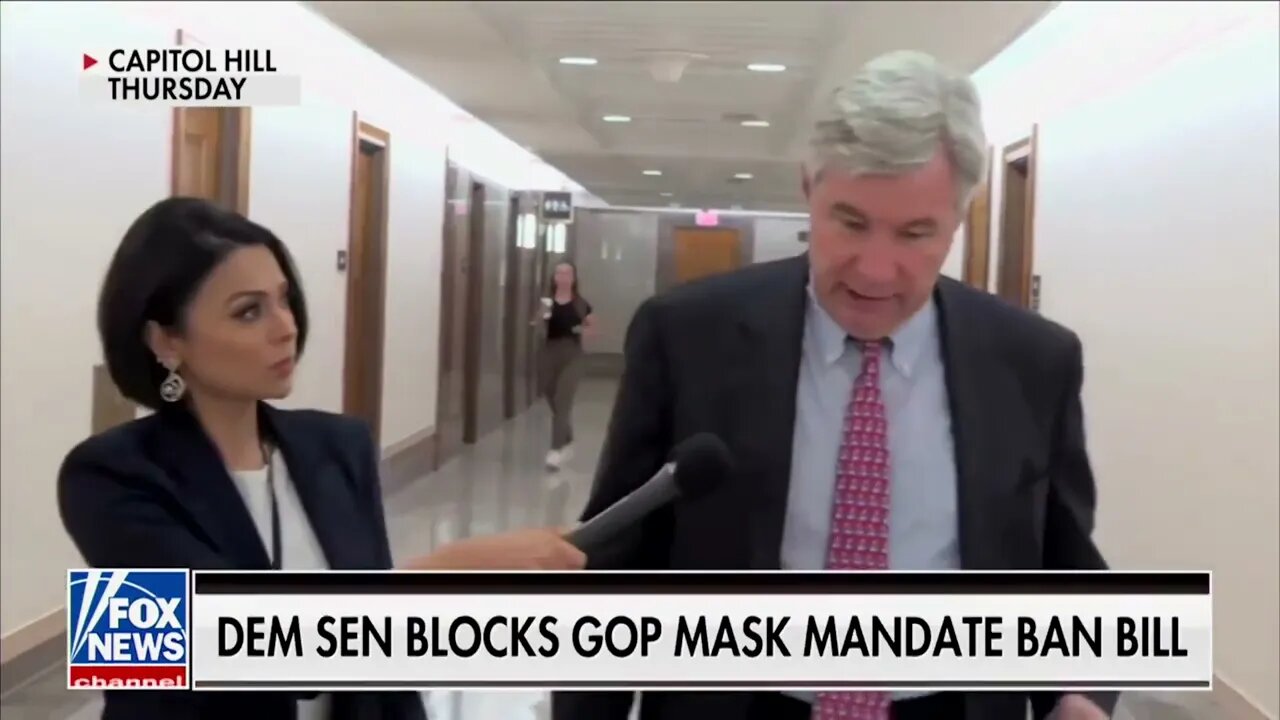 Democrat Senator Sheldon Whitehouse On Supporting Any New Federal Mask Mandate: "That Would Depend"