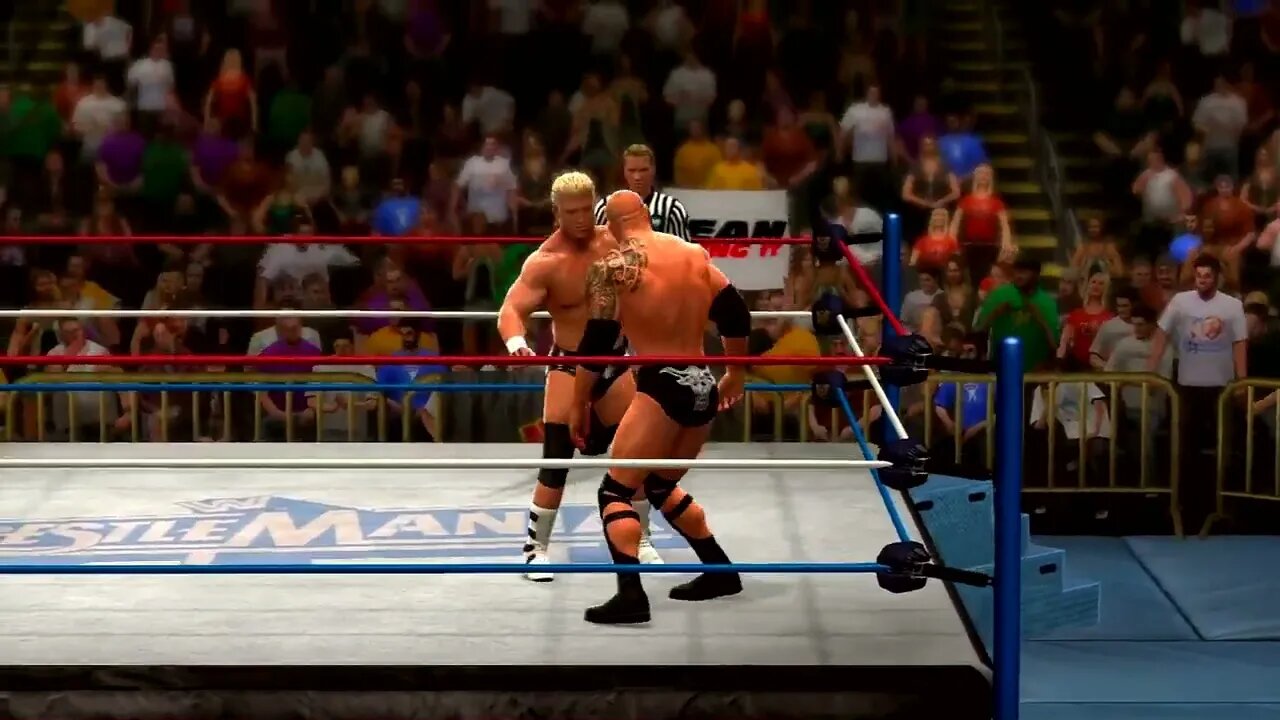 WWE 2K14 Gameplay The Rock vs Dolph Ziggler