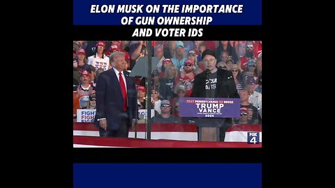 Elon Musk on the Importance of Gun Ownership and Voter IDs