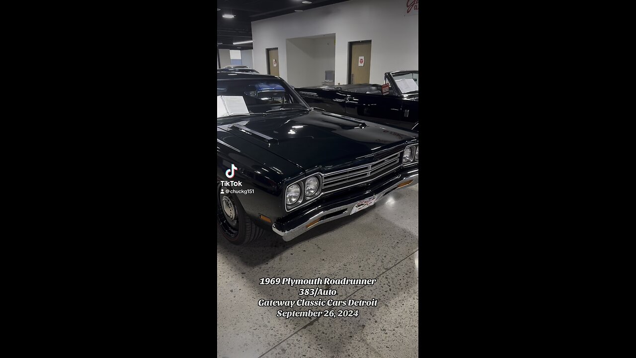 1969 Plymouth Roadrunner 383/Auto