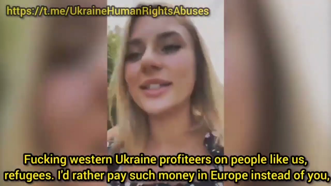 Young Ukrainian woman mad at rent prices in western Ukraine and treatment of people from Donetsk