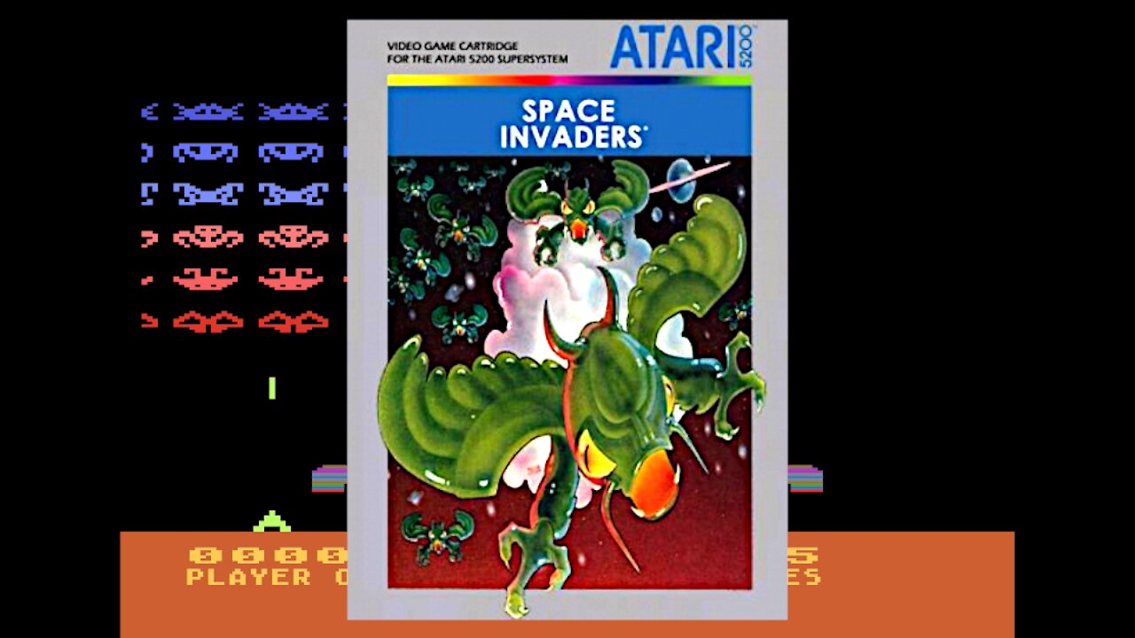 Atari 5200 - Space Invaders (Longplay)