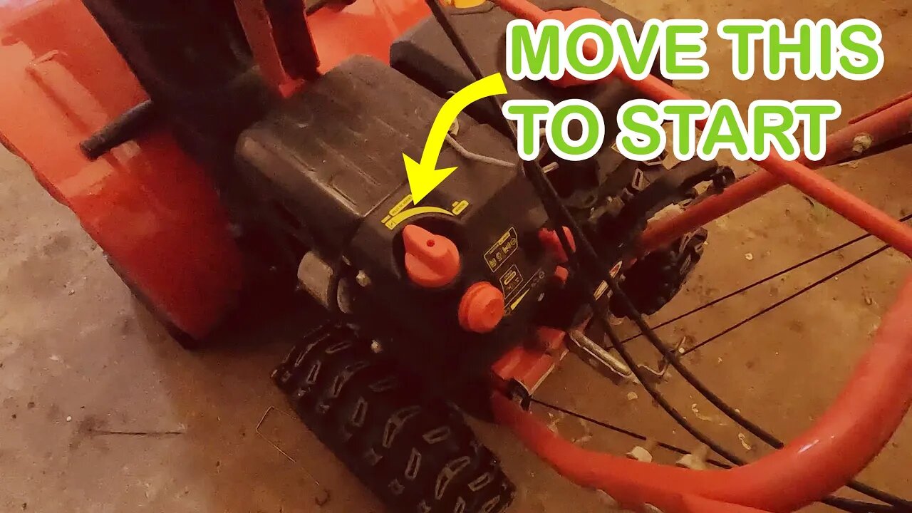 How to start any SNOWBLOWER! (EASY)