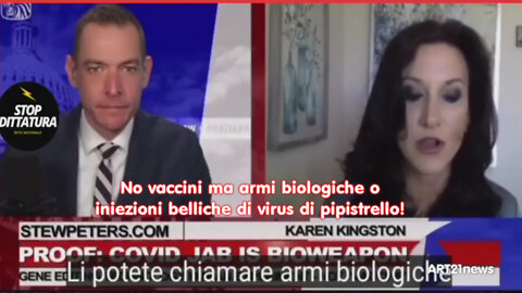 No vaccini ma armi biologiche o iniezioni belliche di virus di pipistrello!