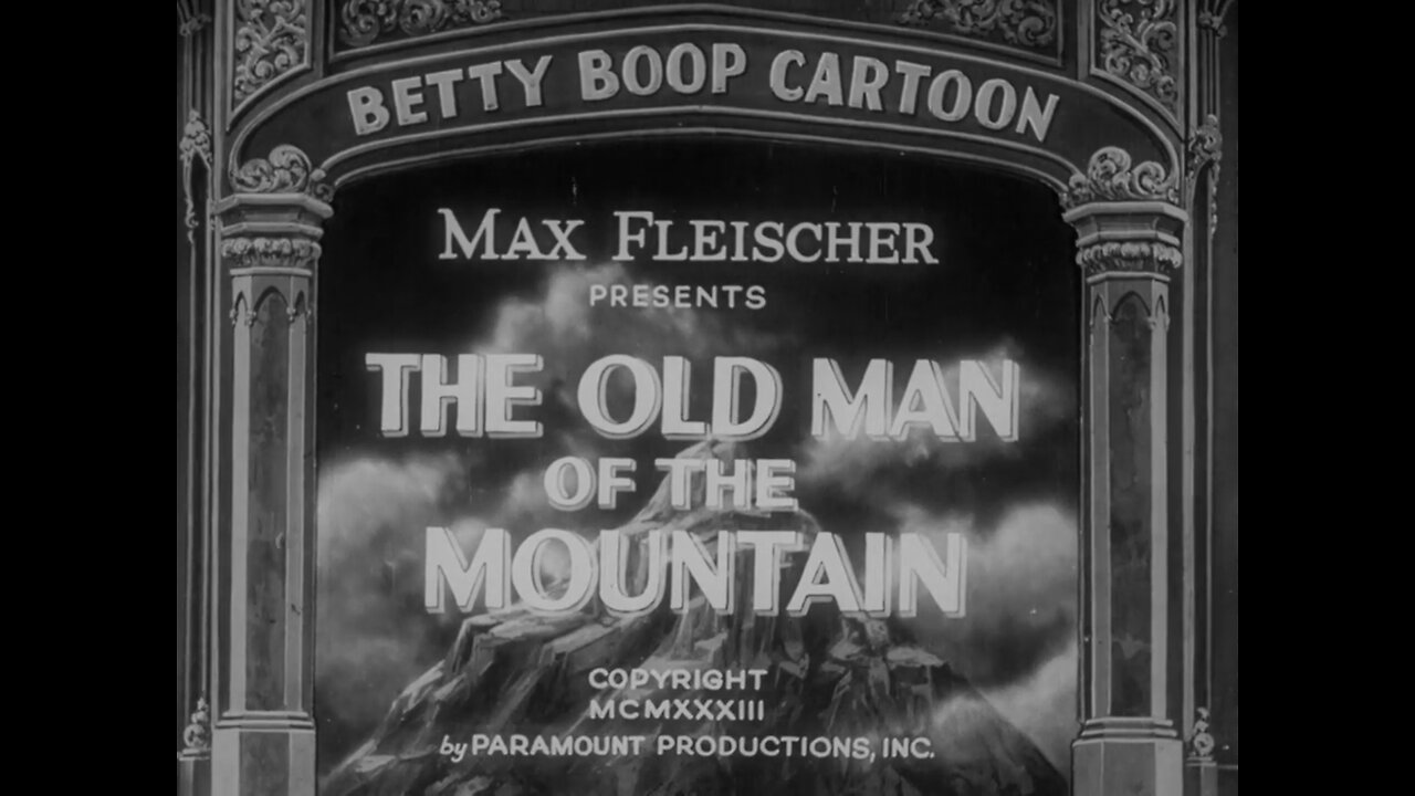 "The Old Man of the Mountain" (1933 Original Black & White Cartoon)