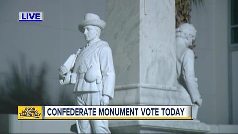 Vote today could lead to Confederate war memorial's removal