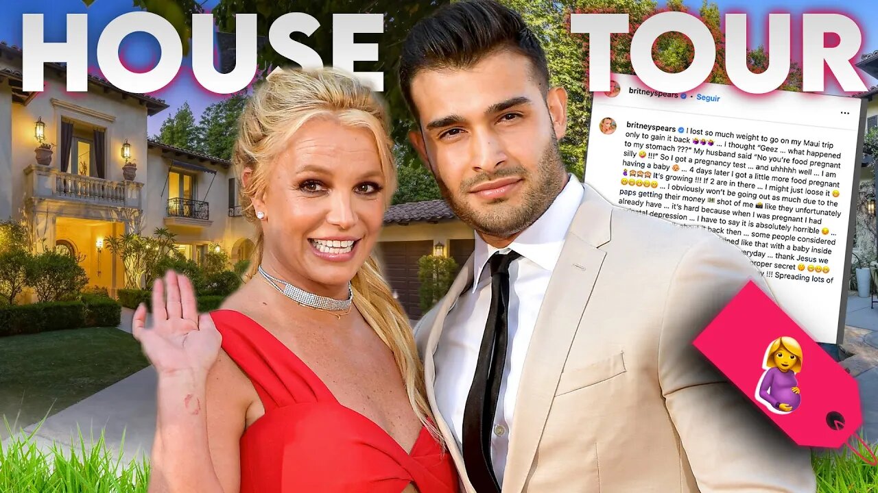 Britney Spears & Sam Asghari | House Tour | Su nido de amor de $8.8 M de Dólares en L.A