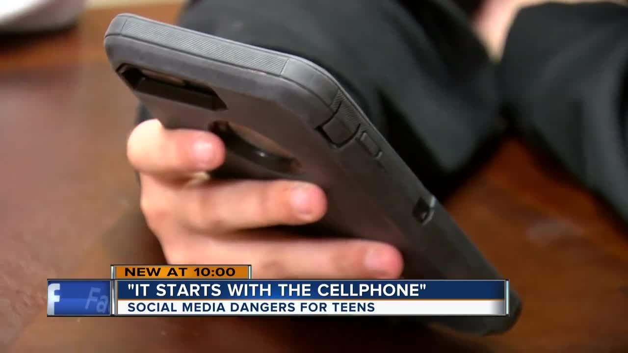 'It starts with the cellphone': Social media rife with dangers for teens