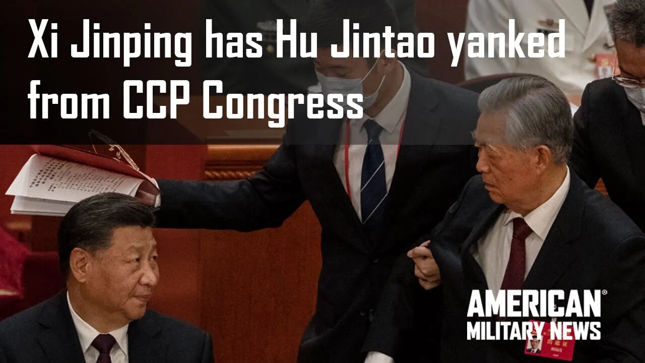 Hu Jintao forcibly yanked from CCP Congress, Xi Jinping stares him down