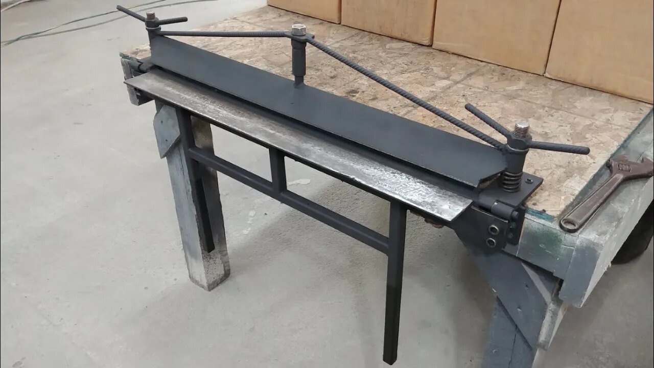 Building A Sheet Metal Brake (Bender) From Scrap