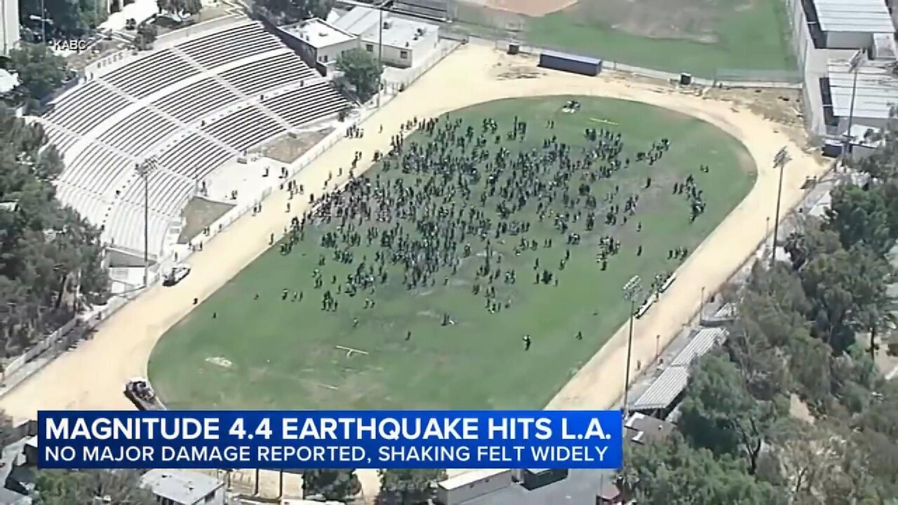 "4.4 Magnitude Earthquake Shakes Los Angeles, USGS Reports"