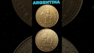 Argentina 50 Pesos 1979.#shorts #coinnotesz #viral