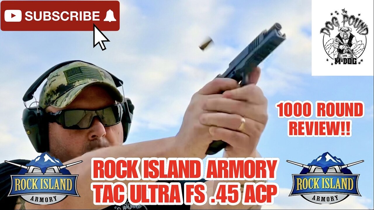 ROCK ISLAND ARMORY TAC ULTRA FS 1911 45 ACP 1000 ROUND REVIEW!