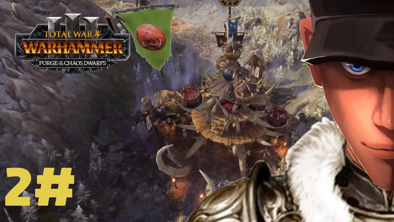 Total War: WARHAMMER III - Chaos Dwarfs - Grimgor is running away! H/H Part 2