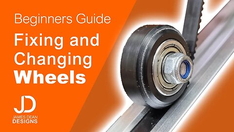 Fixing flat spots on CNC wheels and how to change them - Beginners guide