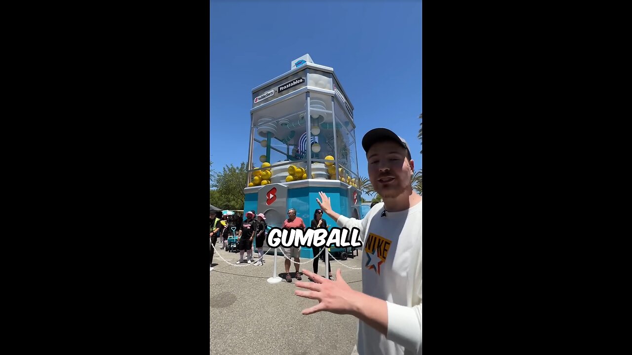 MrBeast Surprised Subscribers Inside A Gumball Machine