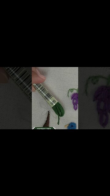 Coconut Tree #embroiderydesign