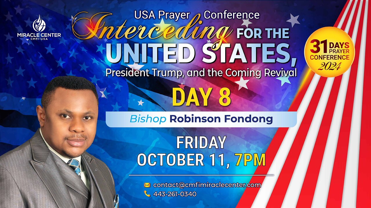 31 Days USA Prayer For President Trump: Day 8 // Bishop Robinson Fondong