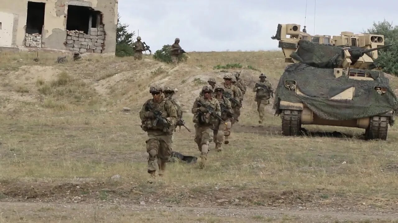 U.S. Soldiers and Georgian SOF Combined Urban Ops Exercise - Noble Partner 18