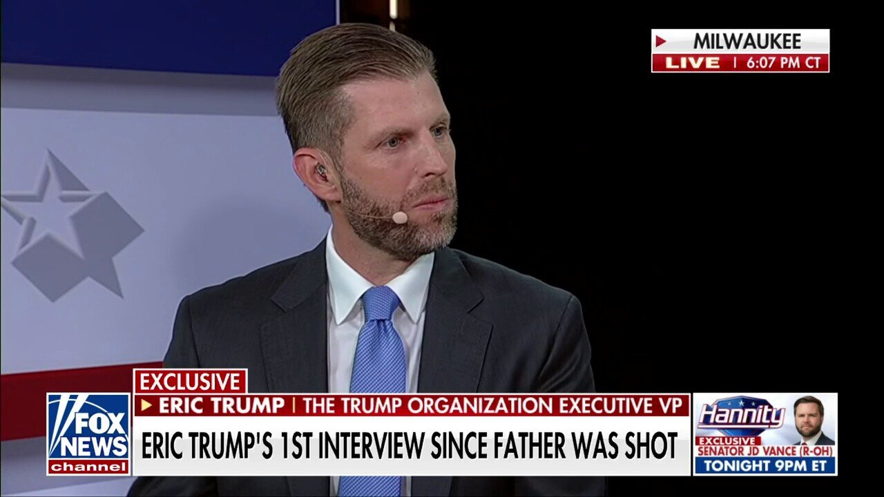 Eric Trump: My Father Is 'Undeterred And Unrelenting'