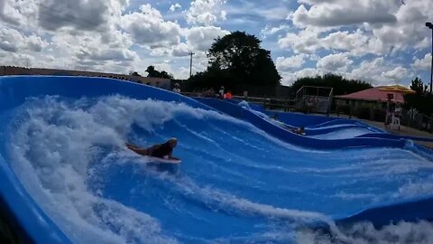 flowrider - Amy - 6 at Soak City, Kings Island