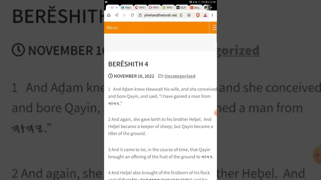 Restored Names YHWH Scriptures Online Free