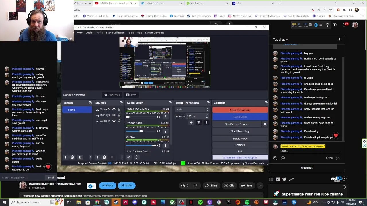 [Live] Just a bearded stream!