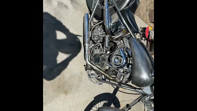 My shovelhead start up after carb rebuild