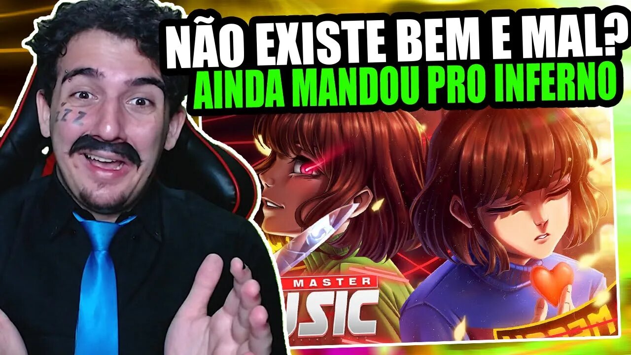 PASTOR REACT Bem ou Mal | Frisk e Chara (Undertale) | Iron Master