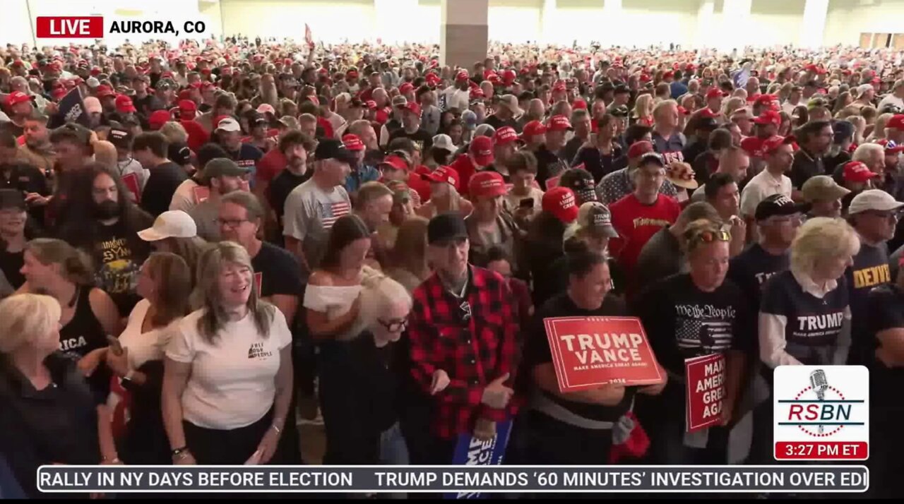 Trump Rally October 11th, 2024 in Aurora, Colorado