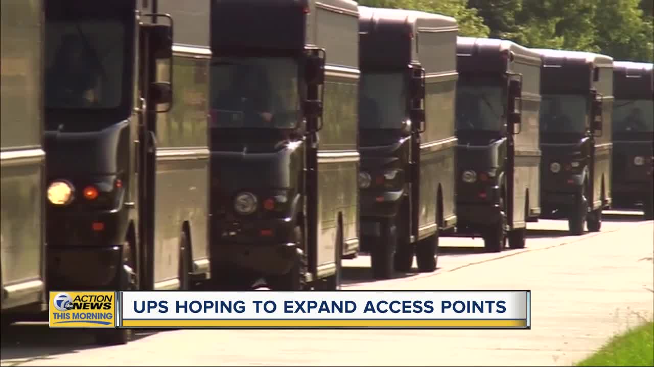 UPS hoping to expand access points