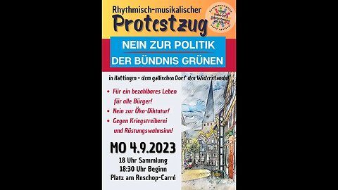 Montagsdemo Hattingen 04.09.2023 #live #demo