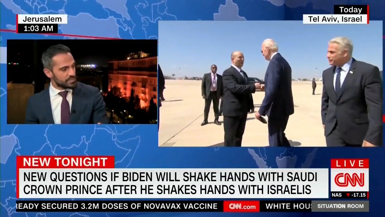 Joe Biden could have stayed here and been embarrassing - 7/14/22