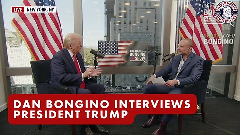 Dan Bongino Interviews President Trump | 10-18-2024