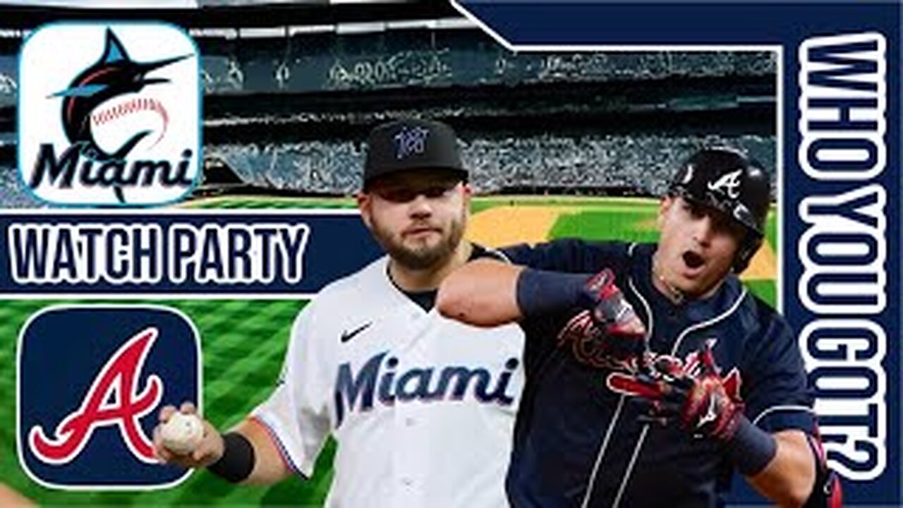 Miami Marlins vs Atlanta Braves | Live Play by Play & Reaction Stream 3D Sim | MLB 2024 Game 108