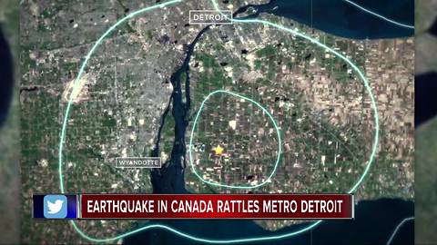 3.6 magnitude earthquake rattles metro Detroit