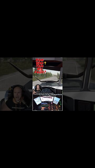 How Was This My Fault #RoadStudioSA #alaskaroadtruckers #dixper #simulator #truck #shorts