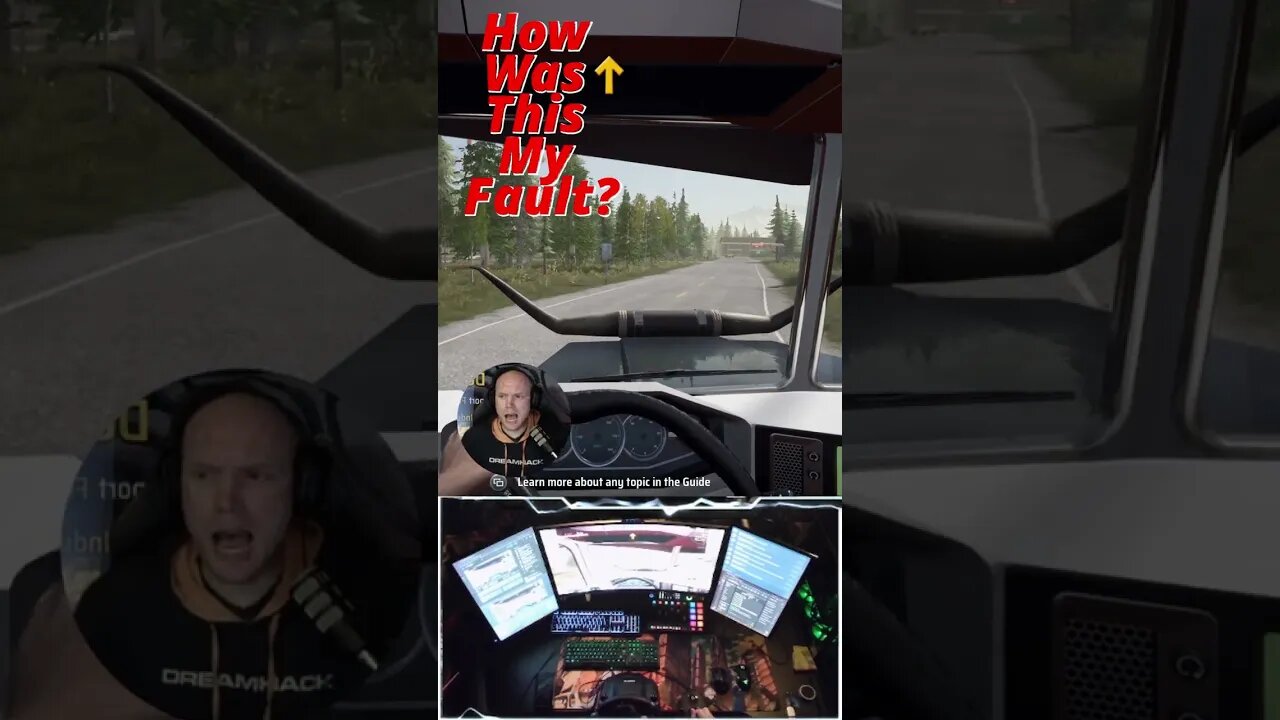 How Was This My Fault #RoadStudioSA #alaskaroadtruckers #dixper #simulator #truck #shorts