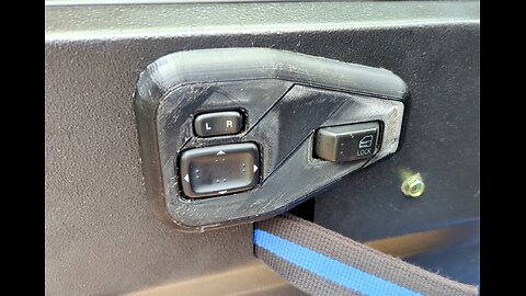 3D Printed LRB NC Door Panel Control Knob Cover