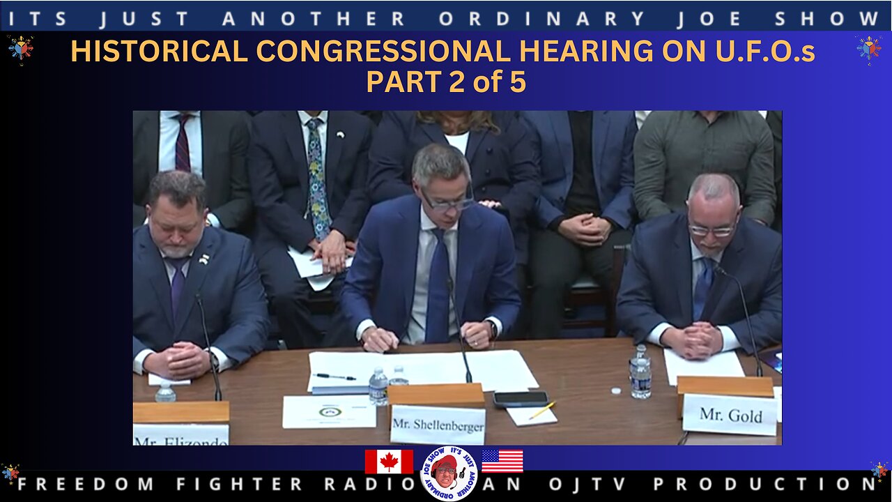 2nd Historic U.S. Congress U.F.O. Hearings 2024 - Part 2