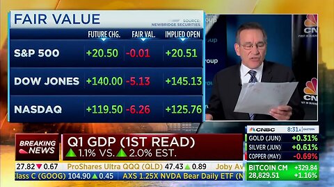 "A MISS": U.S. Economic Growth Slows To 1.1% In Q1 2023 Amid Sky-High Bidenflation, CNBC Reports