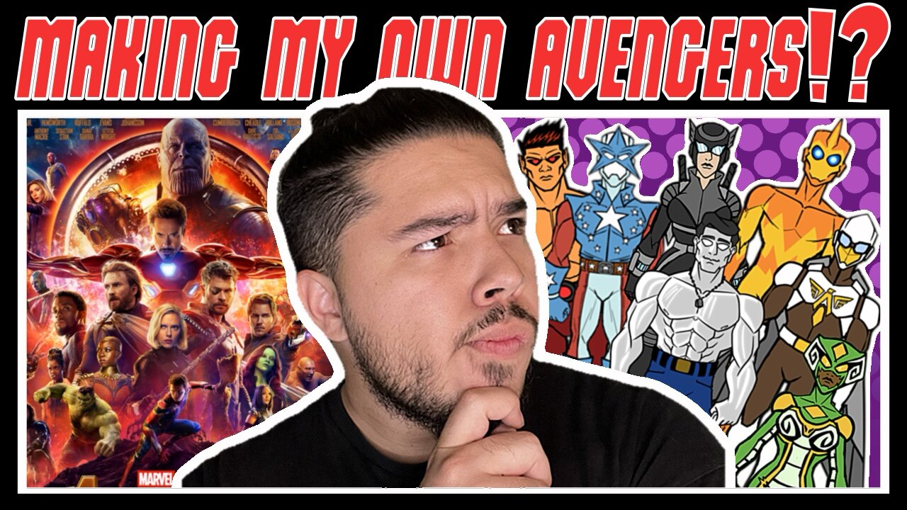 Making my very own avengers!? using public domain superheroes!