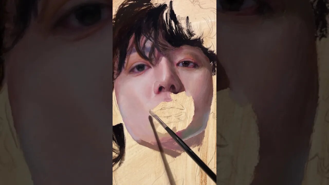 How are you Army?😇😛💦 #jungkook_seven #jungkook #oilpainting #painting #btsfanart