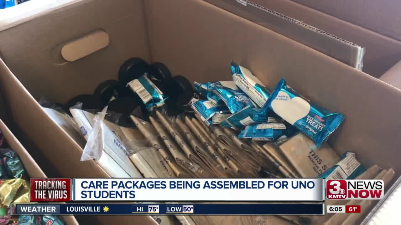 UNO teacher makes care packages