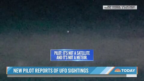 A pilot shares videos of strange UFO sightings in skies over the US