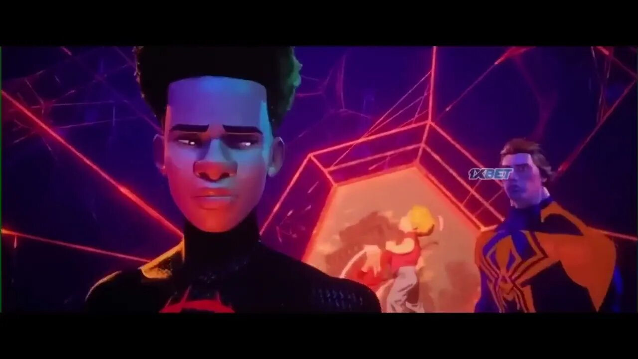 Andrew Garfield in Spider Man Across the Spider Verse full scene