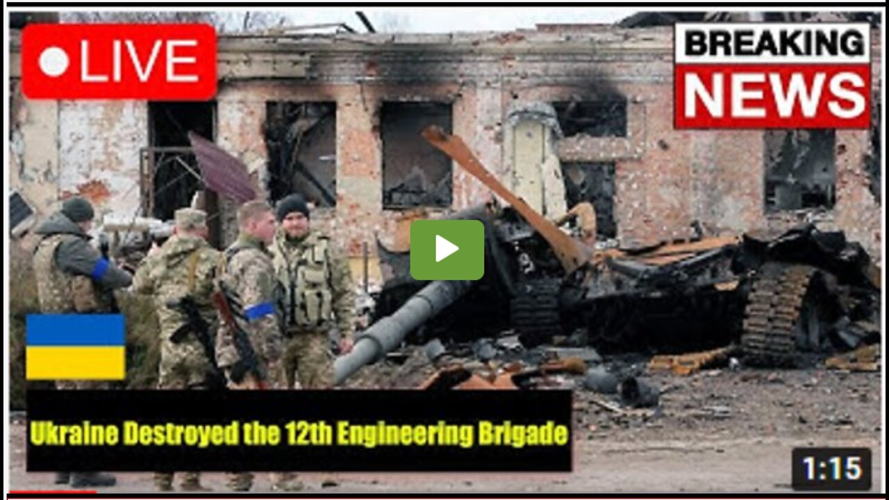 Ukrainian Troops Destroyed the 12th Engineering Brigade of the Russian Army